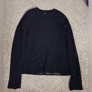 Athleta girl black long sleeve size L/12!